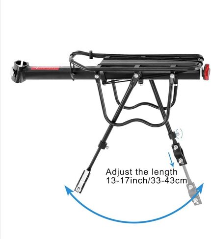 حامل الدراجة الخلفي ThreeH مع لوح حاجز سريع التحرير وقابل للتعديل بسعة 110 رطل/50 كجم يناسب معظم الدراجات الجبلية مقاس 26-29 بوصة in Kuwait