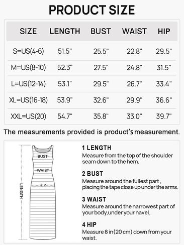MEROKEETY Women's Sleeveless Striped Bodycon Maxi Dress Square Neck Ribbed Knitted Tank Sweater Dress in Saudi Arabia