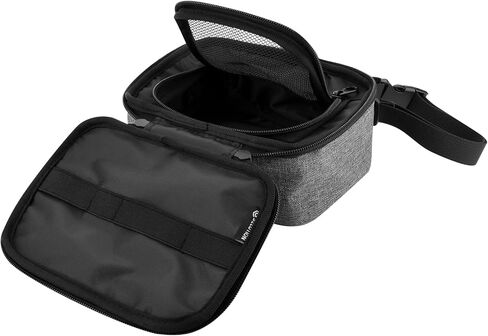 Travel Electronics Organizer Case, Portable Electronics Accessories Carrying Bag Case for Cables, MacBook Chargers and Cords, Magic Mouse, External Power Bank & Hard Drive - Gray in Saudi Arabia