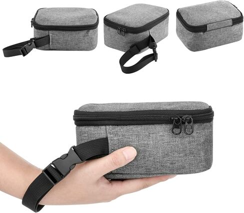 Travel Electronics Organizer Case, Portable Electronics Accessories Carrying Bag Case for Cables, MacBook Chargers and Cords, Magic Mouse, External Power Bank & Hard Drive - Gray in Saudi Arabia