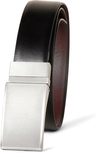 Amazon Essentials Men's Leather Reversible Plaque Dress Belt in Saudi Arabia