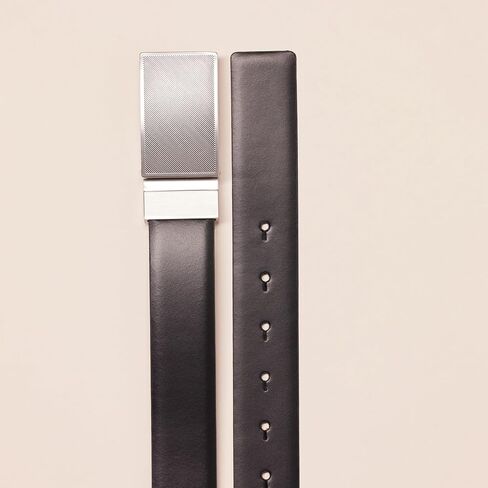 Amazon Essentials Men's Leather Reversible Plaque Dress Belt in Saudi Arabia