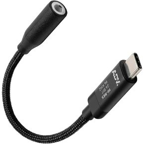 Accessport Lite USB Type C to 3.5mm Female Headphone Jack Adapter, Hi Res 24bit/96kHz USB C to Aux Audio Dongle Cable Cord Compatible with iPhone 15 Pro Max/15 Pro/15 Plus, Galaxy S23/S22 Ultra