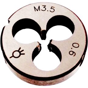 HSS 3.5mm x 0.6 Metric Die Right Hand Thread M3.5 x 0.6mm Pitch