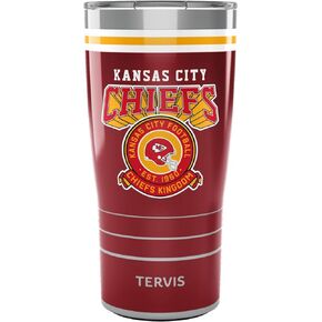 Tervis NFL Kansas City Chiefs Vintage Triple Walled Insulated Tumbler, 20oz, Stainless Steel
