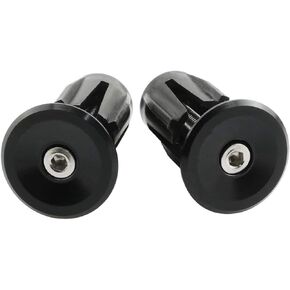 2pcs Bike Grip Handle Bar End Plugs Aluminum Alloy Bar Ends Handlebar End Plugs Handlebar Caps Bar End Caps with Installation Tool for Bike Handlebar Accessory