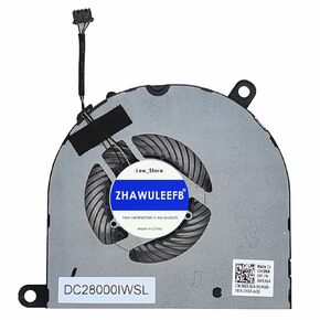 Replacement New Laptop CPU Cooling Fan for Dell Latitude 5480 5490 5491 5495 Series 0G5JG4 EG50060S1-C320-S9A DC28000IWSL DC5V（Suitable for Integrated Graphics Card H Series Processor）