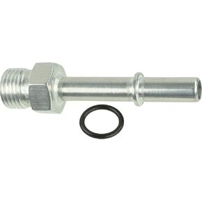 ICT Billet 5/16" Quick Connect Male Fuel Hose to 6AN ORB Adapter Fitting GM LS LS1 LS3 Bare Machined Aluminum Designed & Manufactured in the USA AN817-01-60R