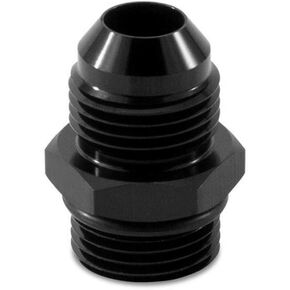 Mishimoto MMFT-8ORB-8BK -8ORB to -8AN Aluminum Fitting, Black