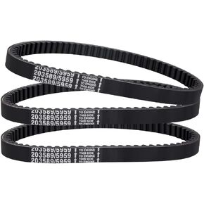 30 Series Go Kart Drive Belt Torque Converter Belt Replaces for Comet 203589 / manco 5959 Murray 12-8487 Baja Motorsports BB65-395 Ken-Bar 300-009 255-299 Rotary 8487（3pc）