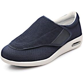 Women's Adjustable Diabetic Shoes Pain Relief Easy to Slip On Wide Widths Slippers Orthopedic with Removable Memory Foam Insoles Lightweight for Seniors Swollen Feet