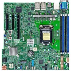 Supermicro X12STH-LN4F Micro-ATX Server Motherboard C256 LGA-1200, Quad 1GbE LAN