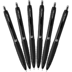Uni-Ball Signo 307 Retractable Gel Ink Pen, 6-Count (Medium, Black)