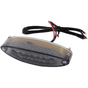 12 فولت دراجة نارية الفرامل الذيل ضوء 28 المصابيح وقف ضوء الدخان لوحة ترخيص مصباح خلفي أحمر LED ضوء خلفي للدراجات النارية كروزر الدراجة ATV العالمي in Kuwait