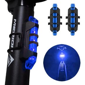 ضوء أمان أمامي وخلفي للدراجة، أضواء خلفية تحذيرية للدراجة، ضوء خوذة للركوب الليلي مع كابل USB قابل للشحن، وامض مقاوم للماء in Kuwait