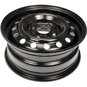 Dorman 939-111 15 X 6 In. Steel Wheel Compatible with Select Nissan Models, Black