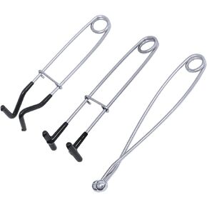 3 Sets Stainless Steel Fish Mouth Spreader Jaw Retractor Spring Fish Mouth Opener Fish Mouth Hook Remover in Kuwait