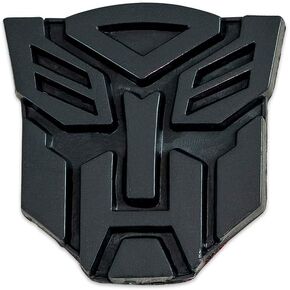 Transforming Auto Robot Auto Emblem - [Black][1" Tall]