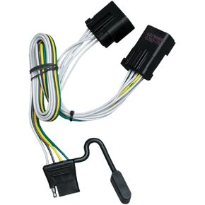 Tekonsha T-One® T-Connector Harness, 4-Way Flat, Compatible with Select Chrysler Aspen, Pacifica : Dodge Dakota, Durango, Ram, Sprinter, Ram Van : Freightliner Sprinter : Jeep Commander, Grand Cherokee, Liberty : Mitsubishi Raider Black