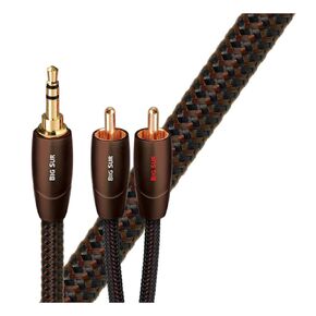 audioquest Big SUR 2m High End Audio Cable 3.5mm Jack to RCA (Stereo)