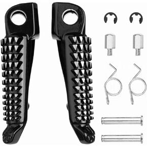دراجة نارية Footpegs الجبهة مسند القدم الوتد صالح ل ZX6R ZX10R 650R Z750 / Z750S ER-6N / ER-6F / ER6