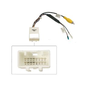 Car Parking Reverse Rear View Back Up Camera Video in Plug Converter Cable Adapter for Hyundai KIA