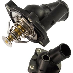 TOPAZ 3M4Z-8575-B Thermostat Assembly with Housing Compatible with 2003-2011 Ford Escape Mercury Milan Lincoln 2.0L 2.3L 2.5L