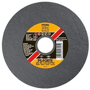 PFERD 69303 Flat Die Grinder Cut-Off Wheel, Type 1, Aluminum Oxide A, 3" Diameter x .035" Thick, 3/8" Bore, 25000 RPM, 60 Grit (Pack of 50)