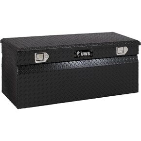 UWS TBC-60-BLK Black 60" Standard Chest with Beveled Insulated Lid