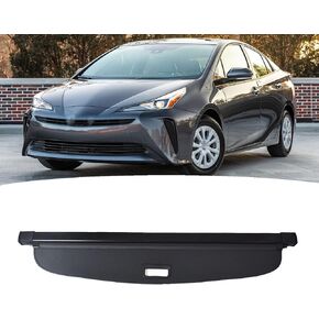 Luggage Cargo Cover Rear Trunk Shade Shield Replacement for 2016-2020 Prius Black
