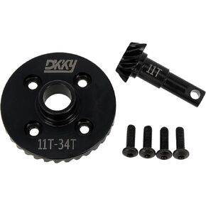 DKKY TRX4 Differential Gears/Pinion Gears Ring Gear Underdrive 10T 35T for TRX4 Replacement #8288