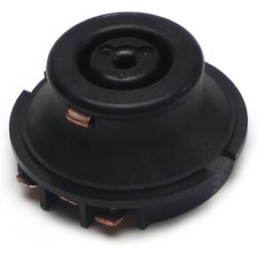 Fielect 1pc Electric Kettle base Coupler Connector, Temperature Control Tip Top Base Socket Black 220V