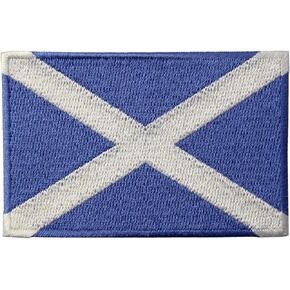 Scotland Flag Scottish National Emblem Embroidered Iron On Sew On Patch