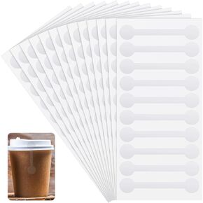 Fulmoon 100 Sheets 1000 Pcs Transparent Tamper Evident Labels 2.75 x 0.5 Inch Adhesive Clear Tamper Resistant Stickers Blank Tamper Proof Stickers for Packaging Sealing Food Drink Delivery Supply