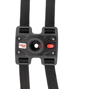 Extreme Max 3006.8604 Fishing Rod Holder Mounting Harness Strap for Inflatable Boats and Pontoons - 47" Straps, Black