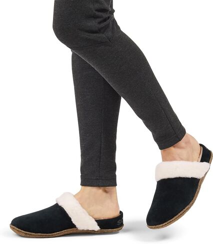 Sorel Women's Nakiska Slide II Shoes - Black, Natural - Size 12 in Kuwait
