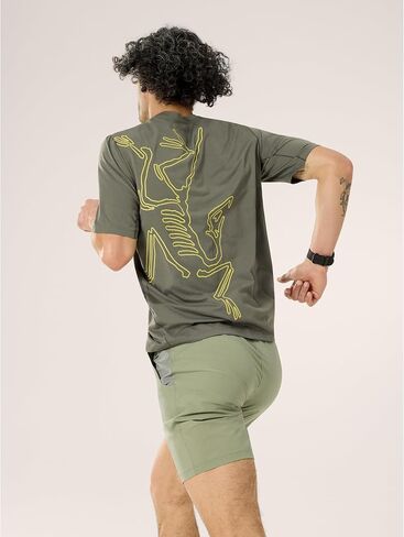 Arc'teryx Cormac Arc'Bird Logo Shirt SS Men's | Performance Tee with a Reflective Logo Graphic - Redesign in Saudi Arabia