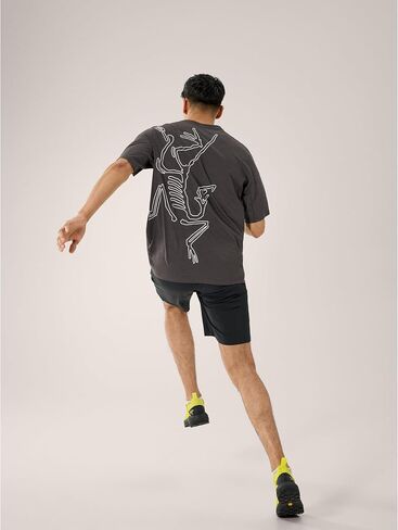 Arc'teryx Cormac Arc'Bird Logo Shirt SS Men's | Performance Tee with a Reflective Logo Graphic - Redesign in Saudi Arabia