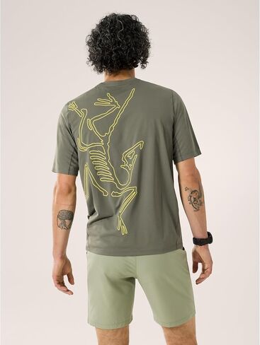 Arc'teryx Cormac Arc'Bird Logo Shirt SS Men's | Performance Tee with a Reflective Logo Graphic - Redesign in Saudi Arabia