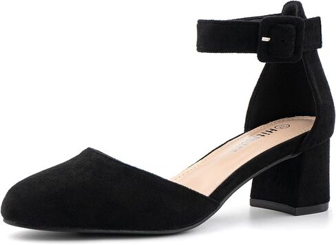 Block Heel Pumps Shoes 2.1in US6-11 in Saudi Arabia