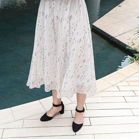 Block Heel Pumps Shoes 2.1in US6-11 in Saudi Arabia