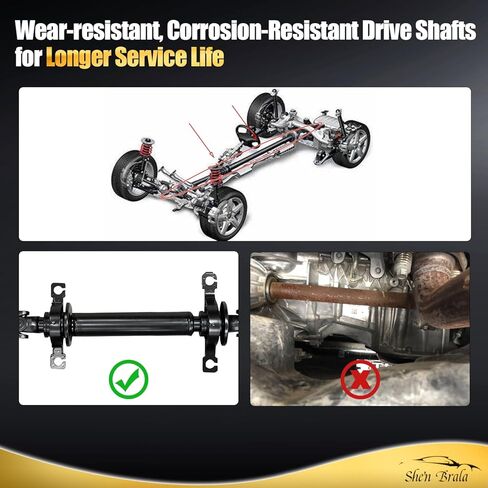 KG03-25-100D-9U مجموعة عمود الدفع الخلفي الكامل المتوافقة مع Mazda-a CX-9 2007-2014 V6؛ الدفع الرباعي؛ استبدال # 976-780، KG0325100D9U in Kuwait