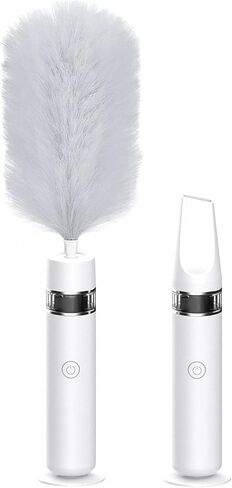 3 in 1 Electric Dust Duster ,360° Rotation Feather Duster USB Charging and 2-Speed Speed Adjustment for Household dust and vacuuming. in Saudi Arabia