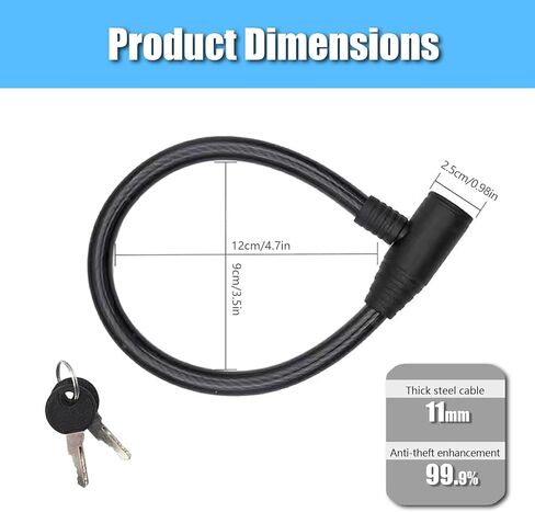 3 عبوات قفل باب خزانة الثلاجة مع مفاتيح، أقفال كابل أمان مقاومة للأطفال لقفل المطبخ للأبواب الفرنسية والحمام والمطبخ RV بدون حفر ولا لاصق لولبي (أسود) in Kuwait