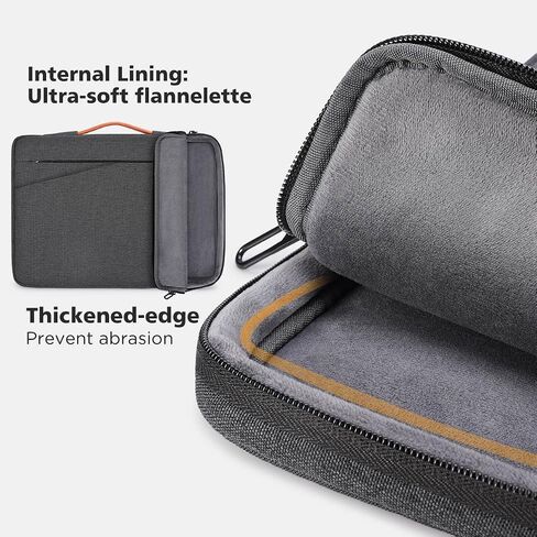 17.3 inch Laptop Sleeve Case Notebook Bag Handbag for 17.3" Legion 5 Gen 6/17.3" ThinkPad P17 Gen 2/17.3" Chromebook 317/17.3" G7 17/17" Thinkpad P70 / P71 / P72 / P73 / P17, Dark Gray in Saudi Arabia