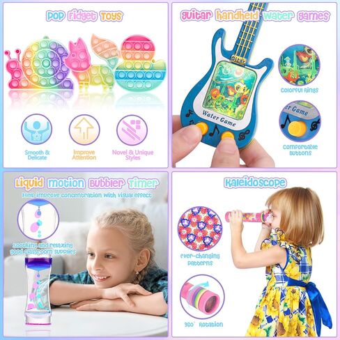 Fidget Toys, 68 Pack Party Favors for Kids, Treasure Box Toys for Classroom Prizes, Sensory Fidget Toys Carnival Prizes, Pinata Filler, Goodie Bag Stuffers Gifts for Kids Age 3 4 5 6 7 8+ in Saudi Arabia