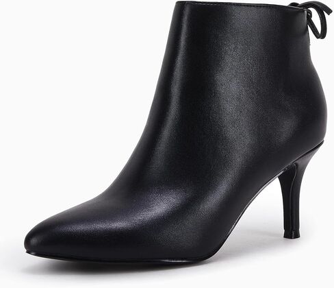 Womens Pointed Toe Heels Ankle Booties Kitten Stiletto Bowtie Strappy Fall Dress Boots Shoes in Saudi Arabia