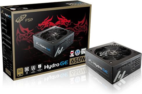 FSP Hydro GE 550W 80 Plus Gold Certified Full Modular Active PFC Power Supply (HGE550) in Saudi Arabia