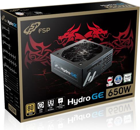 FSP Hydro GE 550W 80 Plus Gold Certified Full Modular Active PFC Power Supply (HGE550) in Saudi Arabia
