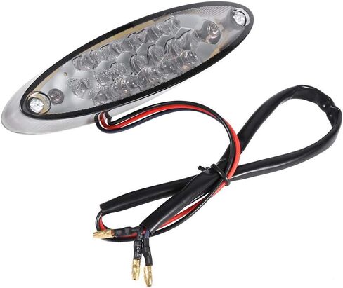 12 فولت دراجة نارية الفرامل الذيل ضوء 28 المصابيح وقف ضوء الدخان لوحة ترخيص مصباح خلفي أحمر LED ضوء خلفي للدراجات النارية كروزر الدراجة ATV العالمي in Kuwait